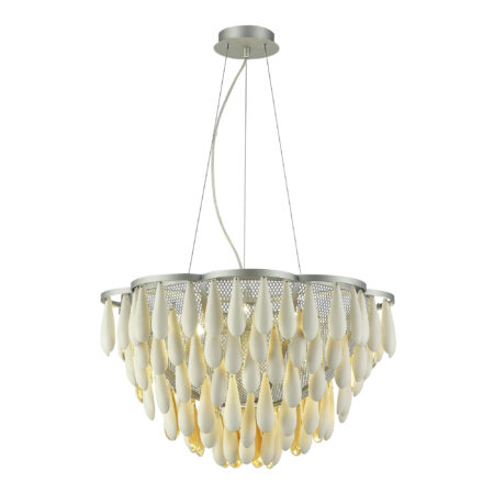 SL1517.103.07 Светильник подвесной ST-Luce Серебристый/Белый