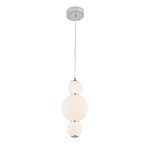 SL1583.113.01 Светильник подвесной ST-Luce Хром/Белый LED 1*12W 3000K NEPAZZO