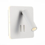 SL1586.531.01 Светильник настенный Белый LED 1*9W 3000K 624Lm Ra>80 IP20 L-xW140xH140 170-240V Настенные светильники
