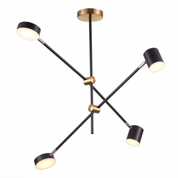Латунь/Черный LED 4*5W 3000K RODRIGO