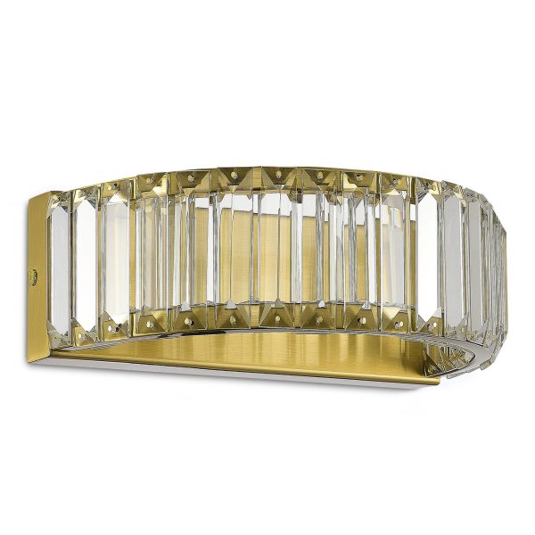 SL1622.301.01_02W SL1622.301.01 Светильник настенный ST-Luce Латунь/Прозрачный LED 1*13W 4000K TIVOLI — изображение 2