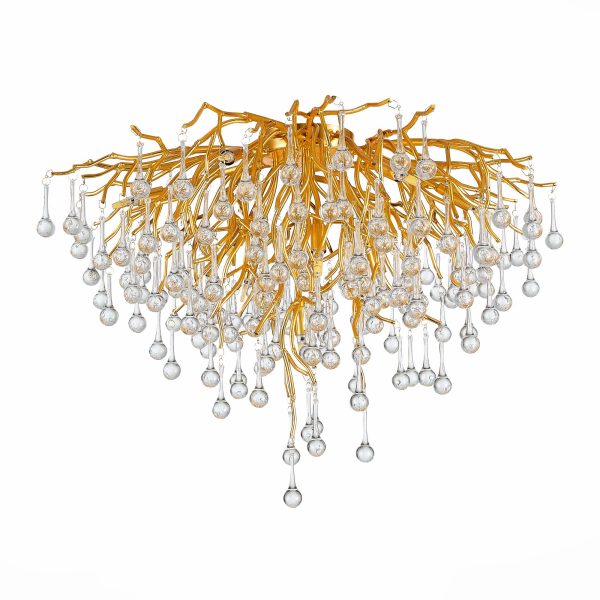 SL1651.202.10 Люстра потолочная ST-Luce Золотистый/Золотистый G9 10*5W ANZIO — изображение 2