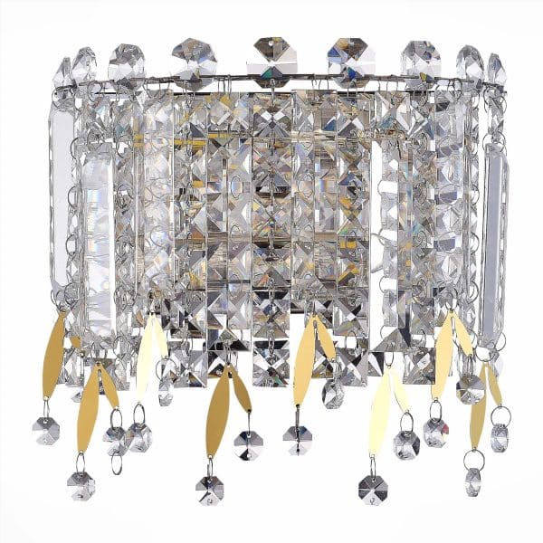 SL1655.201.02 Бра ST-Luce Золотистый/Прозрачный E14 2*40W DESIO — изображение 2