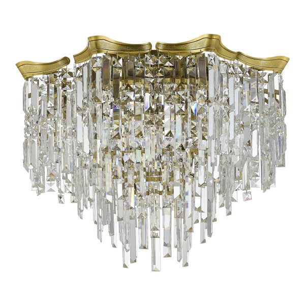 SL1659.302.07_02W SL1659.302.07 Светильник потолочный ST-Luce Латунь/Прозрачный E14 7*60W OFELIA — изображение 2