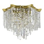 SL1659.302.10 Светильник потолочный ST-Luce Латунь/Прозрачный E14 10*60W OFELIA — изображение 2