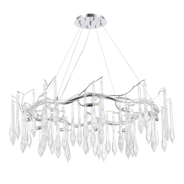 Прозрачный G9 12*5W 4000K TEARDROPS