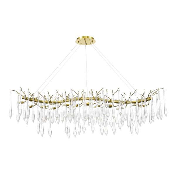 Прозрачный G9 12*5W 4000K TEARDROPS