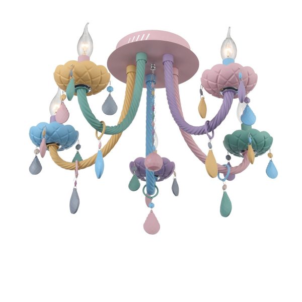 SL1700.782.05 Люстра потолочная ST-Luce Разноцветный E14 5*40W FIATA — изображение 2