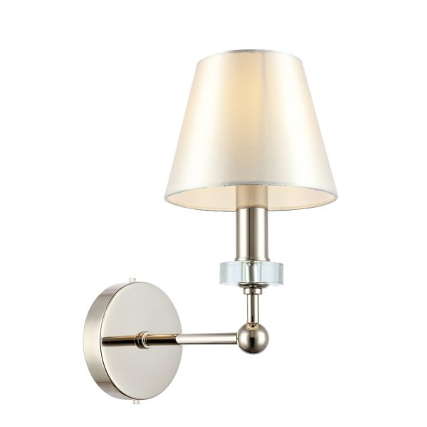 SL1755.151.01_01W SL1755.151.01 Светильник настенный ST-Luce Никель/Белый E14 1*40W VIORE