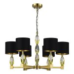 SL1759.303.06 Люстра подвесная ST-Luce Латунь/Черный E14 6*40W LINGOTTI — изображение 2