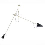 SL1803.203.02 Светильник подвесной ST-Luce Черный+Золото/Черный E27 2*60W JARRO — изображение 2