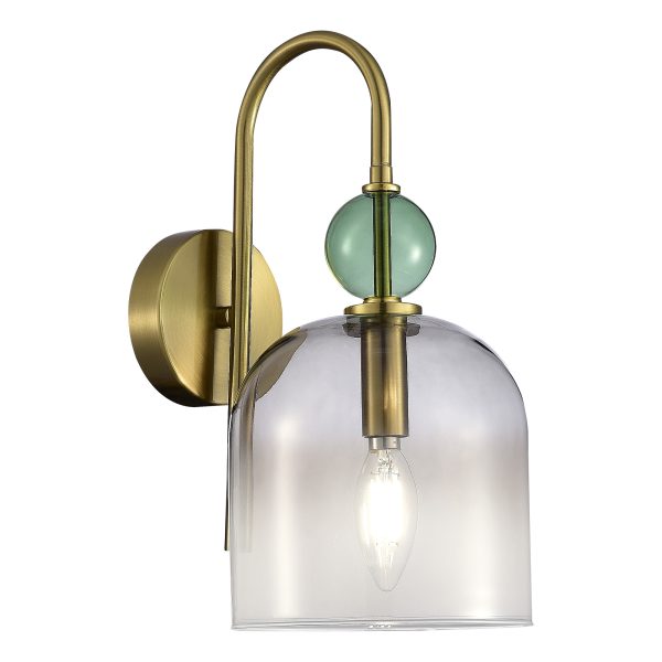 SL2000.211.01_01W SL2000.211.01 Бра ST-Luce Золотистый/Дымчатый E14 1*40W GEA
