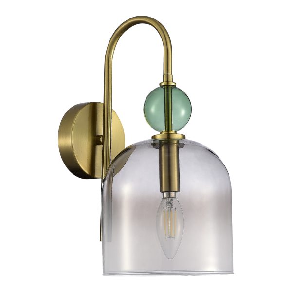 SL2000.211.01_02W SL2000.211.01 Бра ST-Luce Золотистый/Дымчатый E14 1*40W GEA — изображение 2