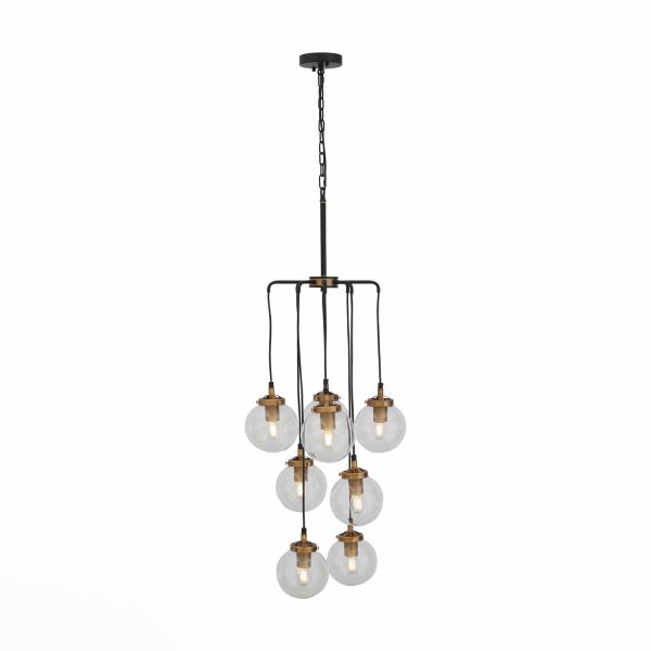 Золото/Прозрачный E27 8*40W VARIETA