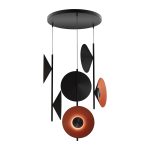 SL3003.403.09 Светильник подвесной ST-Luce Черный/Оранжевый