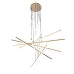 SL394.223.06 Светильник подвесной ST-Luce Матовое золото/Белый LED 6*16