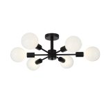 SL419.402.06 Светильник потолочный Черный E27 6*60W ANO — изображение 2