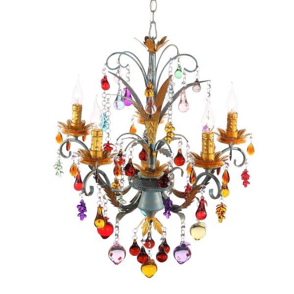 SL426.763.05 Люстра подвесная ST-Luce Разноцветный E14 5*40W JOANNA — изображение 2