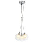 SL431.113.03 Светильник подвесной ST-Luce Хром/Прозрачный