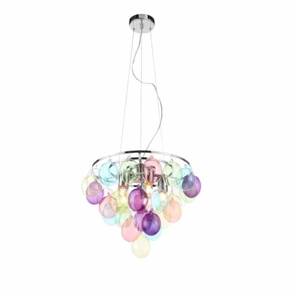 SL432.153.05 Светильник подвесной ST-Luce Хром/Разноцветный E27 5*60W SOSPIRO — изображение 2