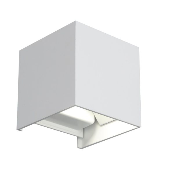 SL560.501.02_01W SL560.501.02 Светильник уличный настенный ST-Luce Белый/Белый LED 2*3W 4000K STAFFA