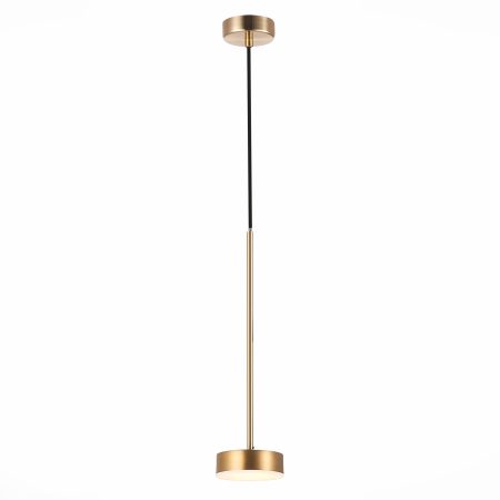 SL6000.303.01 Светильник подвесной ST-Luce Латунь/Латунь LED 1*7W 3000K PANCES