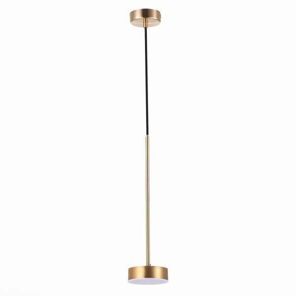 SL6000.303.01 Светильник подвесной ST-Luce Латунь/Латунь LED 1*7W 3000K PANCES — изображение 2