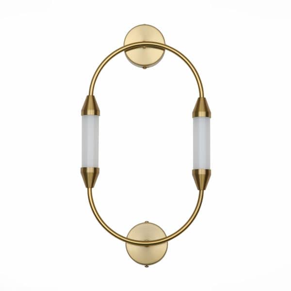 SL6004.301.02 Бра ST-Luce Латунь/Белый LED 2*4W 3000K OLBIA — изображение 2