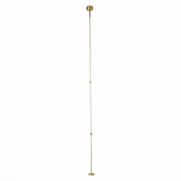 SL6004.305.01_02W SL6004.305.01 Торшер ST-Luce Латунь/Белый LED 1*20W 3000K OLBIA — изображение 2
