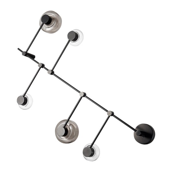 SL6005.401.05_02W Прозрачный LED 5*3W 3000K VALLO