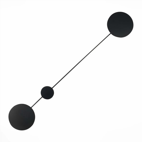 SL6006.401.02 Светильник настенный ST-Luce Черный/Черный LED 2*5W 3000K TONDO — изображение 2