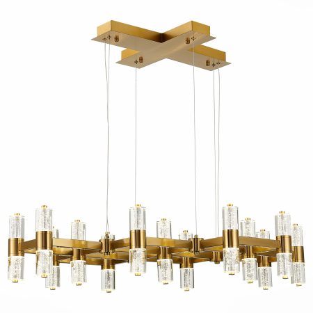 SL6007.203.26 Люстра подвесная ST-Luce Латунь/Прозрачный LED 26*2