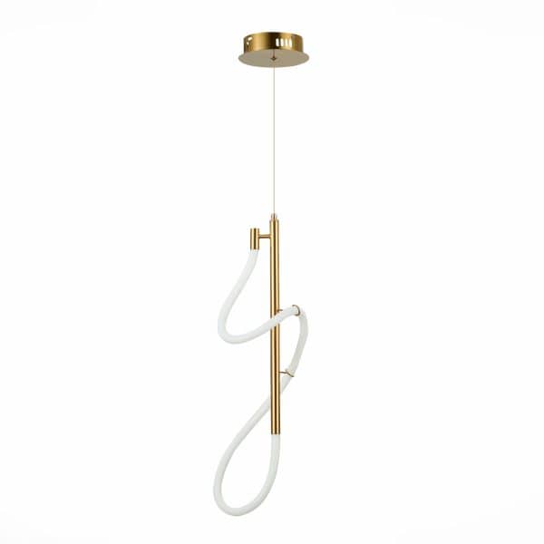 SL6102.303.16 Светильник подвесной ST-Luce Латунь/Белый LED 1*16W 4000K SAGRATO — изображение 2