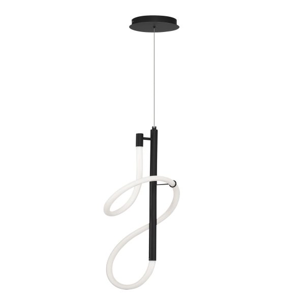 SL6102.403.16 Светильник подвесной ST-Luce Черный/Белый LED 1*16W 3000K SAGRATO — изображение 2