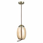 SL6108.333.01 Люстра подвесная ST-Luce Бронза/Янтарный LED 1*10W 3000K OZZIO — изображение 2