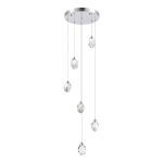 SL6114.103.06 Светильник подвесной ST-Luce Хром/Прозрачный LED 6*3W 3000K CASCATO — изображение 2