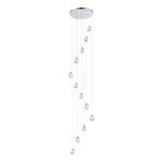 SL6114.103.12 Светильник подвесной ST-Luce Хром/Прозрачный LED 12*3W 3000K CASCATO