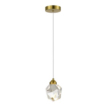 SL6114.203.01 Подвес ST-Luce Золотистый/Прозрачный LED 1*3W 3000K CASCATO