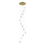 SL6114.203.12 Светильник подвесной ST-Luce Золотистый/Прозрачный LED 12*3W 3000K CASCATO — изображение 2