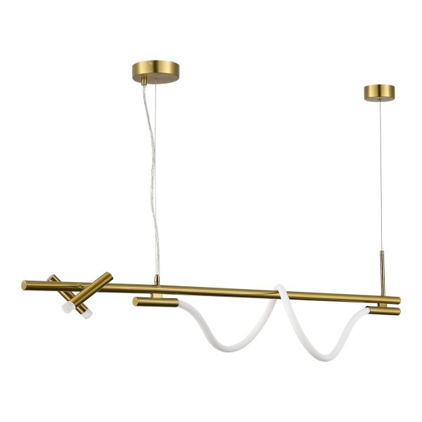 SL6118.303.03 Светильник подвесной ST-Luce Латунь/Латунь LED 2+1*3+11W 4000K MARLOW — изображение 2