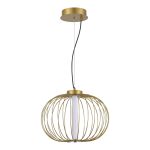 SL6124.203.01 Светильник подвесной ST-Luce Золотистый/Золотистый LED 1*10W 3000K SLICE — изображение 2