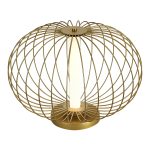 SL6124.204.01 Прикроватная лампа ST-Luce Золотистый/Золотистый LED 1*10W 3000K SLICE