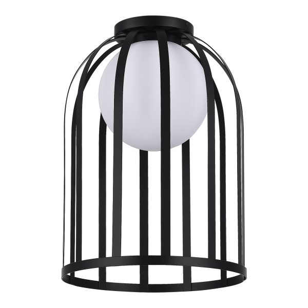 SL6129.402.01 Светильник потолочный ST-Luce Черный/Белый E27 1*60W NORDIC — изображение 2