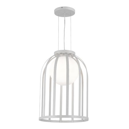 SL6129.503.01 Светильник подвесной ST-Luce Белый/Белый E27 1*60W NORDIC