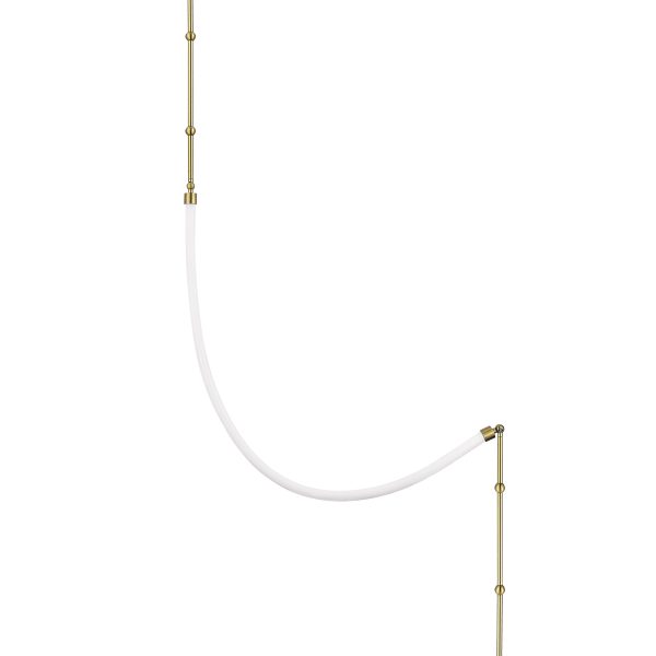 SL6132.301.20 Светильник настенно-потолочный ST-Luce Латунь/Белый LED 1*20W 3000K STRAP — изображение 2