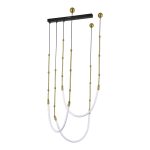 SL6132.303.45 Светильник подвесной ST-Luce Латунь/Белый LED 3*15W 3000K STRAP — изображение 2