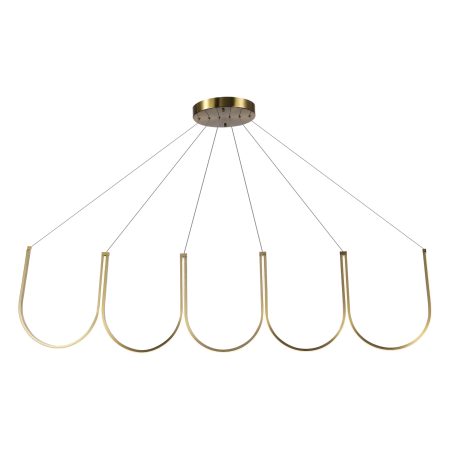 SL6202.213.01 Светильник подвесной ST-Luce Золотистый LED 1*68W 3000K HEIT
