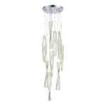 SL6205.103.09 Светильник подвесной ST-Luce Хром/Прозрачный LED 1*99W 3000K ELICA