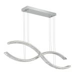 SL6206.103.50 Светильник подвесной ST-Luce Хром/Прозрачный LED 1*50W 3000K ACENO — изображение 2