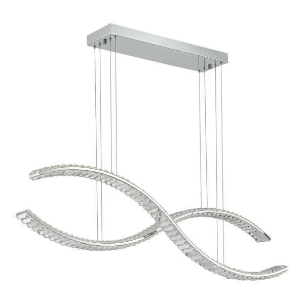 SL6206.103.50 Светильник подвесной ST-Luce Хром/Прозрачный LED 1*50W 3000K ACENO — изображение 2